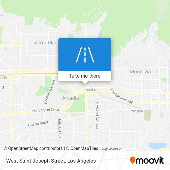 Mapa de West Saint Joseph Street