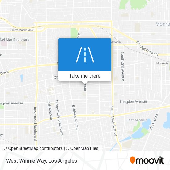 Mapa de West Winnie Way