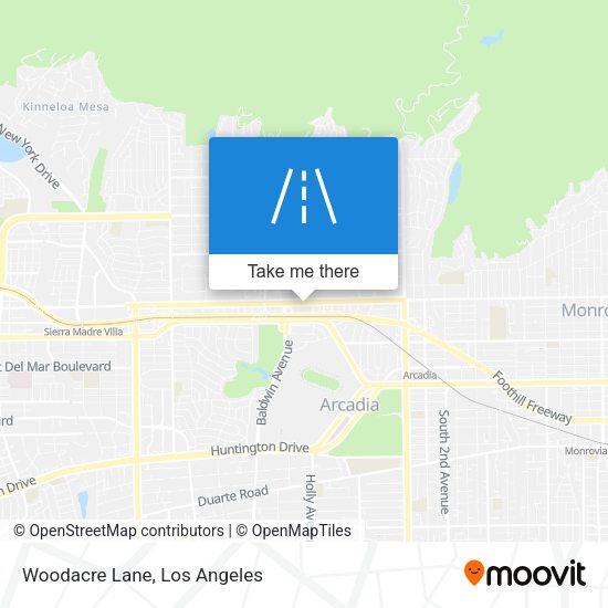 Woodacre Lane map