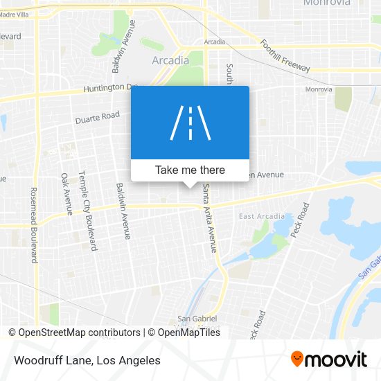 Mapa de Woodruff Lane