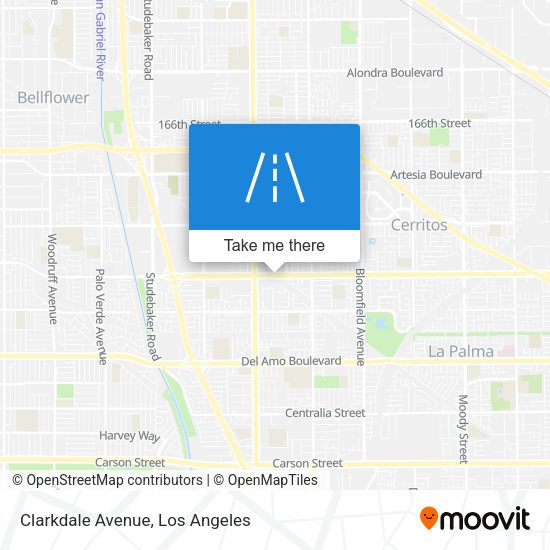 Mapa de Clarkdale Avenue