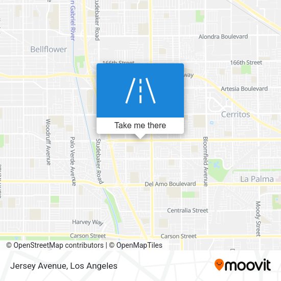 Mapa de Jersey Avenue