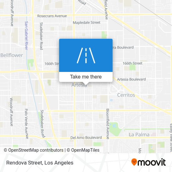 Mapa de Rendova Street