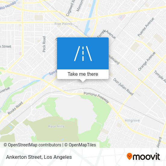 Ankerton Street map