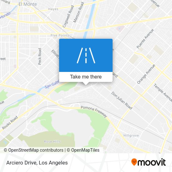 Mapa de Arciero Drive