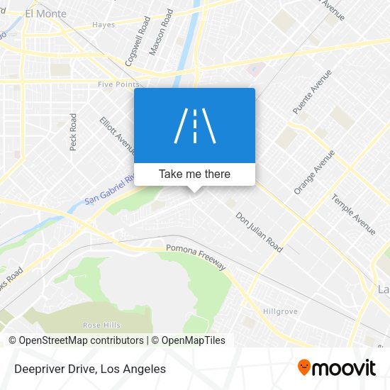 Mapa de Deepriver Drive