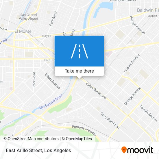 Mapa de East Arillo Street