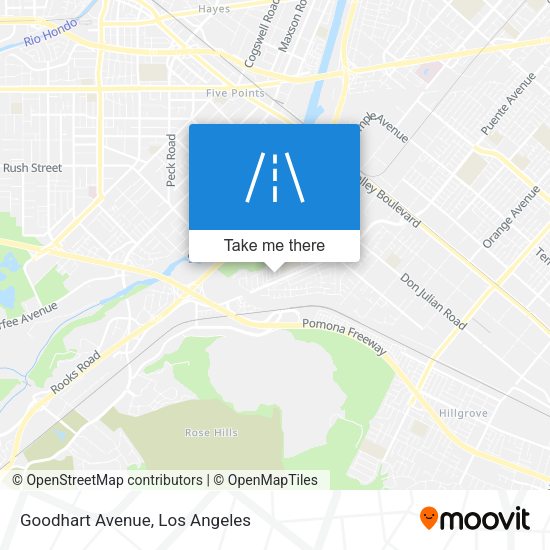 Mapa de Goodhart Avenue
