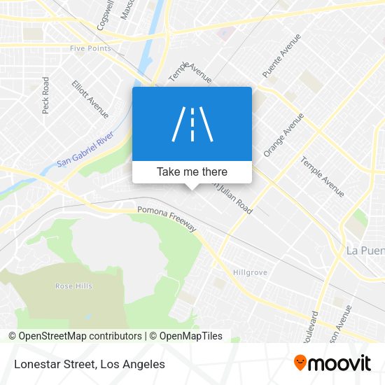 Mapa de Lonestar Street