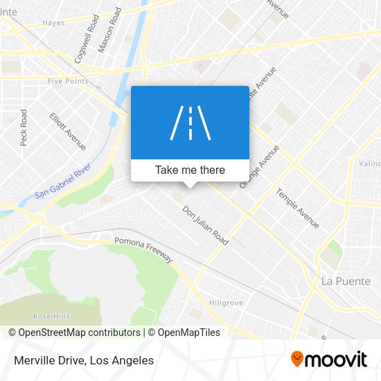 Mapa de Merville Drive