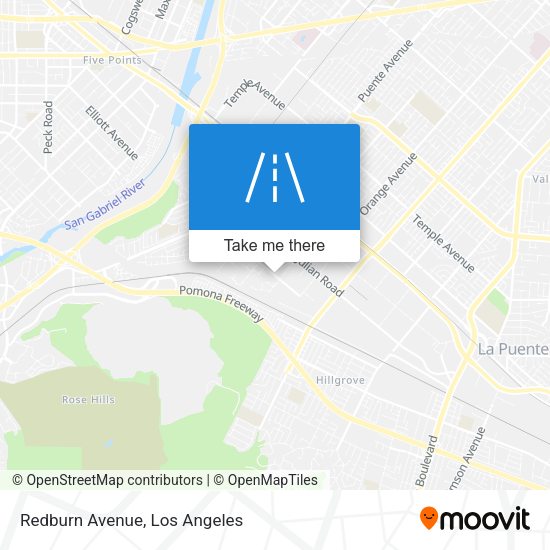 Mapa de Redburn Avenue