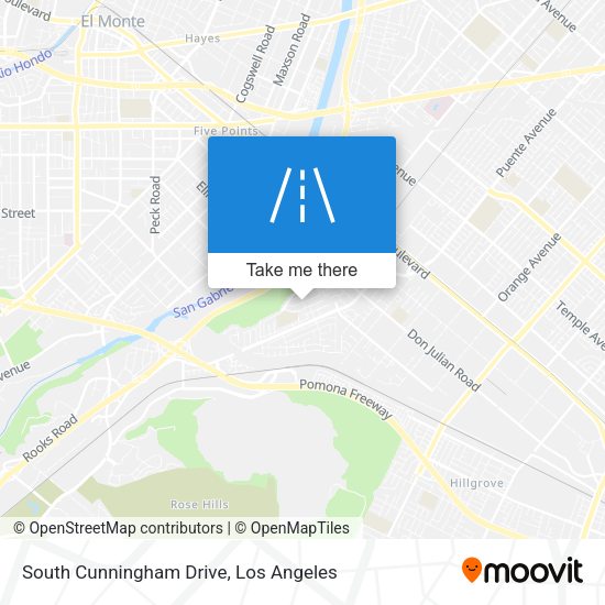 Mapa de South Cunningham Drive