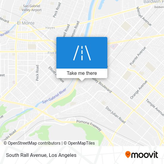 South Rall Avenue map