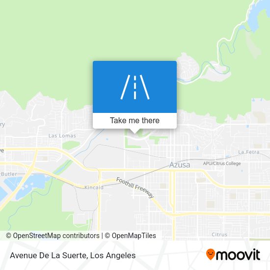 Avenue De La Suerte map