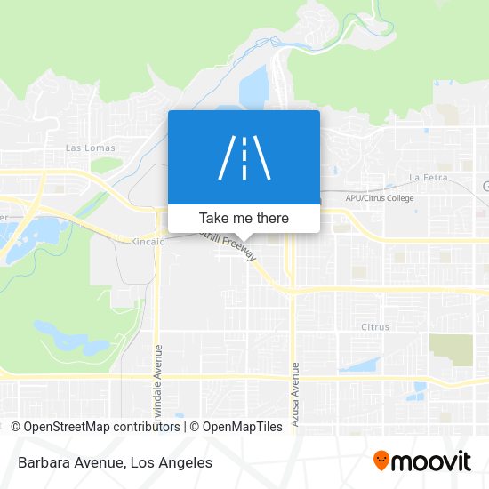 Mapa de Barbara Avenue