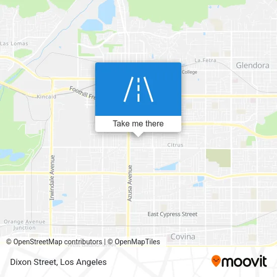 Dixon Street map