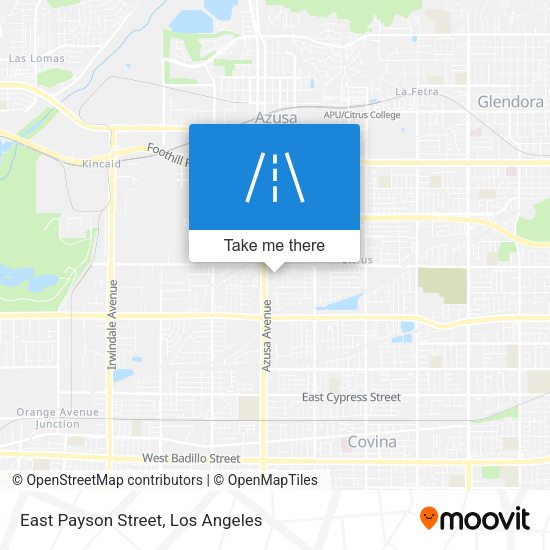 East Payson Street map