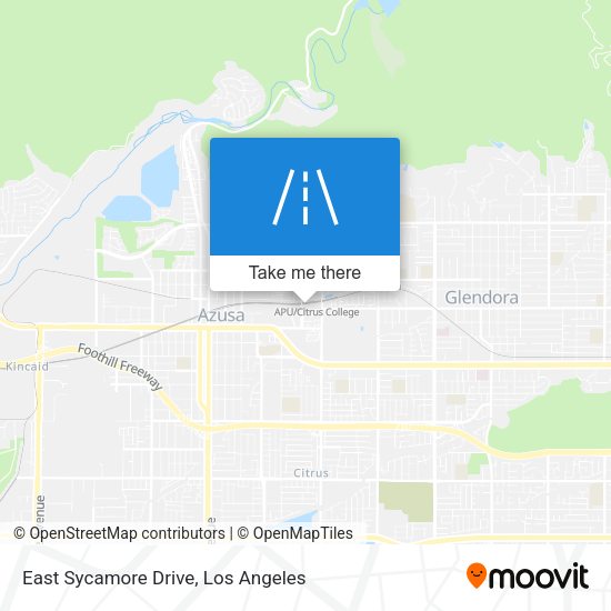 East Sycamore Drive map