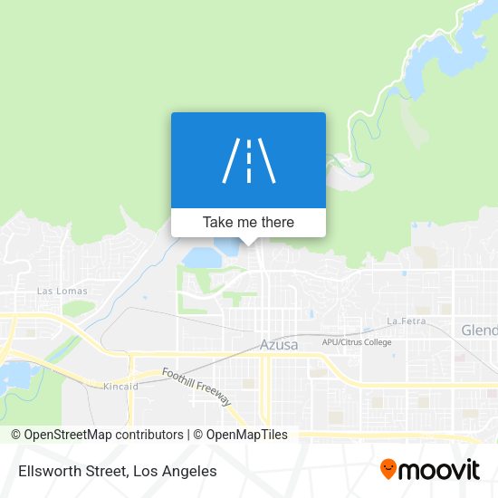 Ellsworth Street map