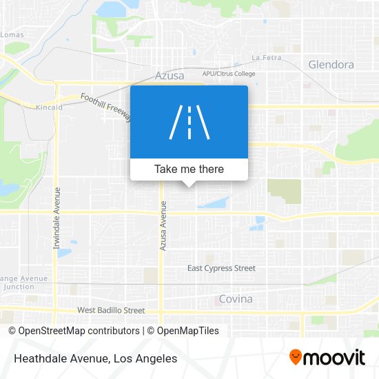 Heathdale Avenue map