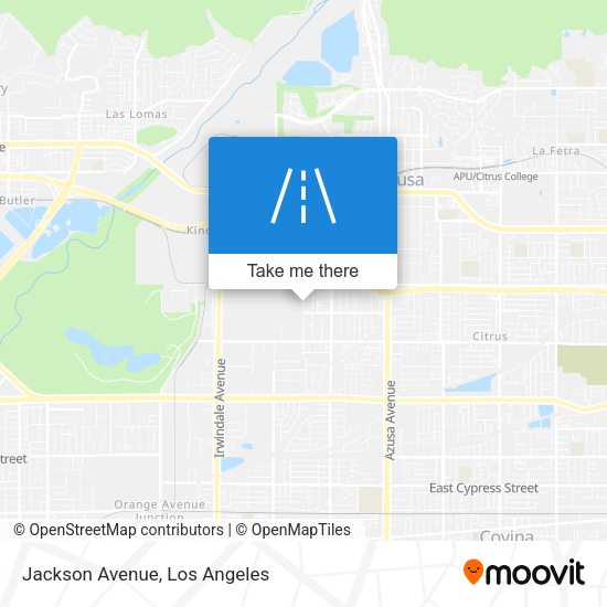 Mapa de Jackson Avenue