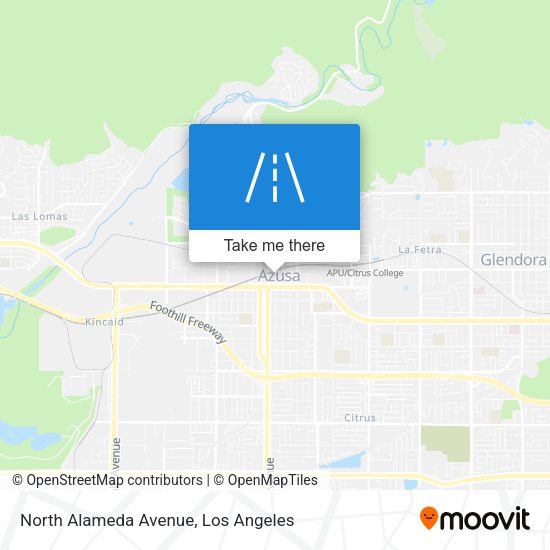 Mapa de North Alameda Avenue