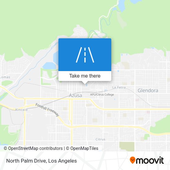 Mapa de North Palm Drive