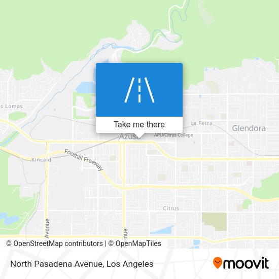 Mapa de North Pasadena Avenue