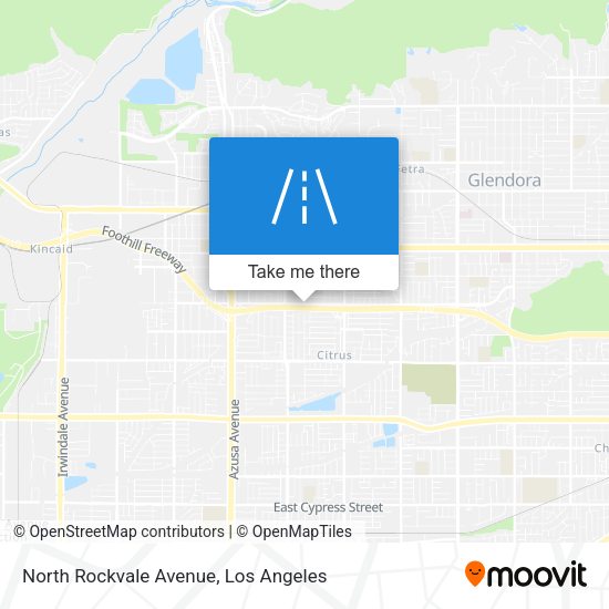 North Rockvale Avenue map