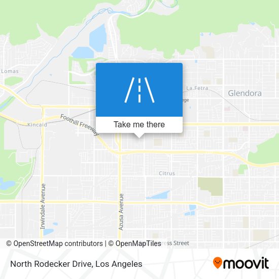 North Rodecker Drive map