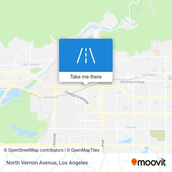 Mapa de North Vernon Avenue