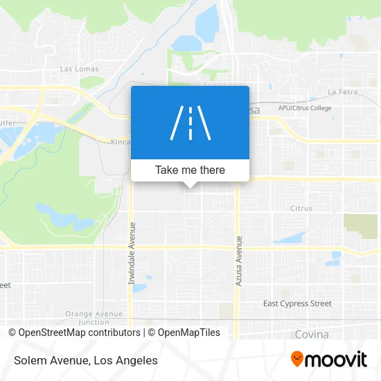 Solem Avenue map