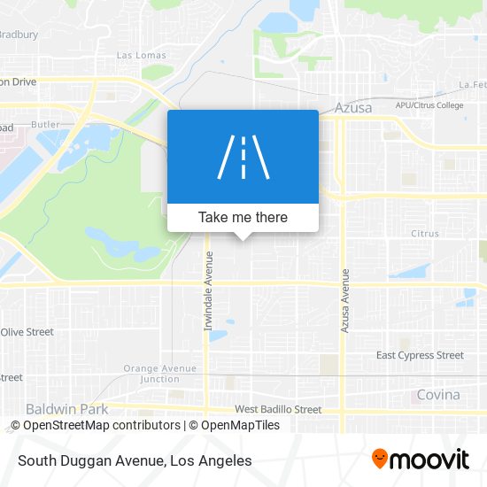 Mapa de South Duggan Avenue