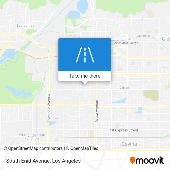 South Enid Avenue map