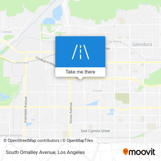 South Omalley Avenue map
