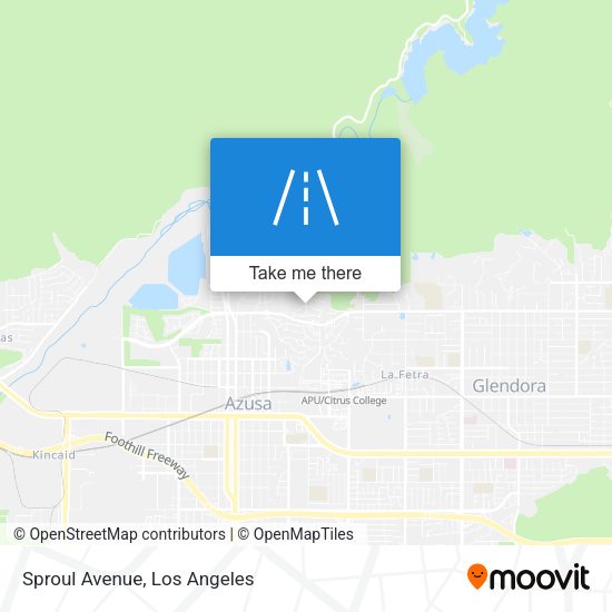 Sproul Avenue map