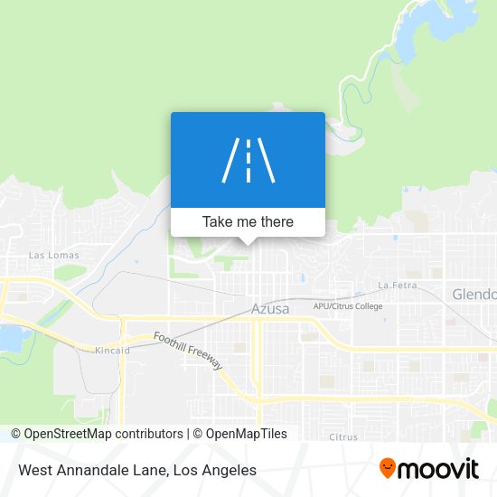 West Annandale Lane map