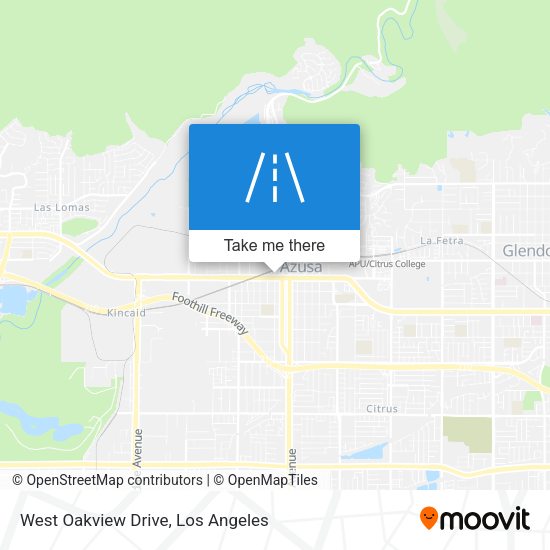 Mapa de West Oakview Drive