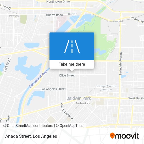 Mapa de Anada Street