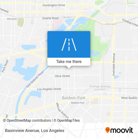Basinview Avenue map