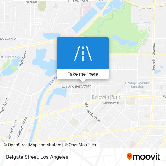 Mapa de Belgate Street