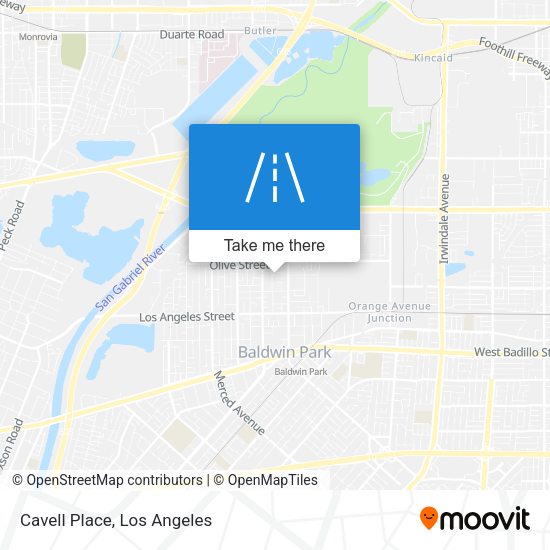 Mapa de Cavell Place