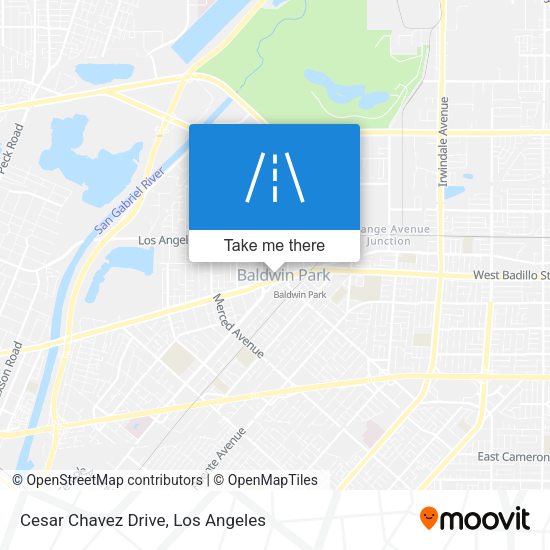 Mapa de Cesar Chavez Drive