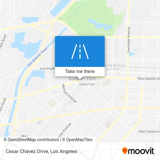 Cesar Chavez Drive map