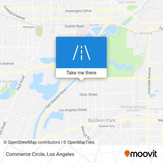 Mapa de Commerce Circle