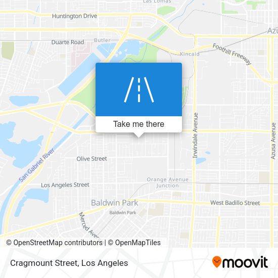 Cragmount Street map