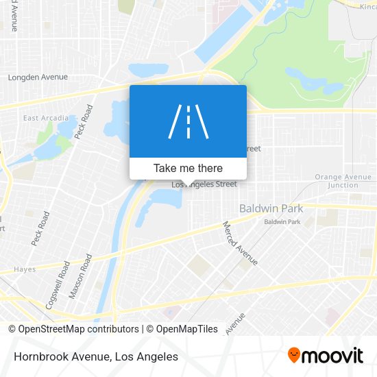 Mapa de Hornbrook Avenue