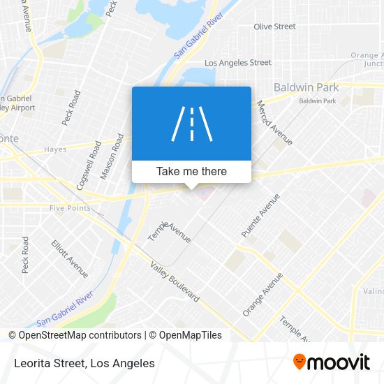 Mapa de Leorita Street