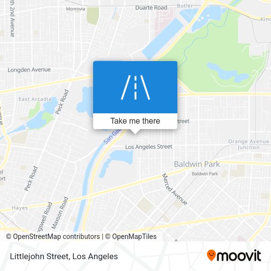 Mapa de Littlejohn Street
