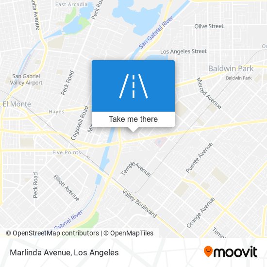 Marlinda Avenue map